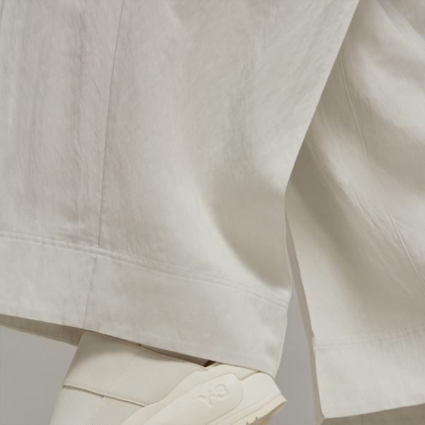 Adidas Pantalon Large En Sergé Froissé Y-3