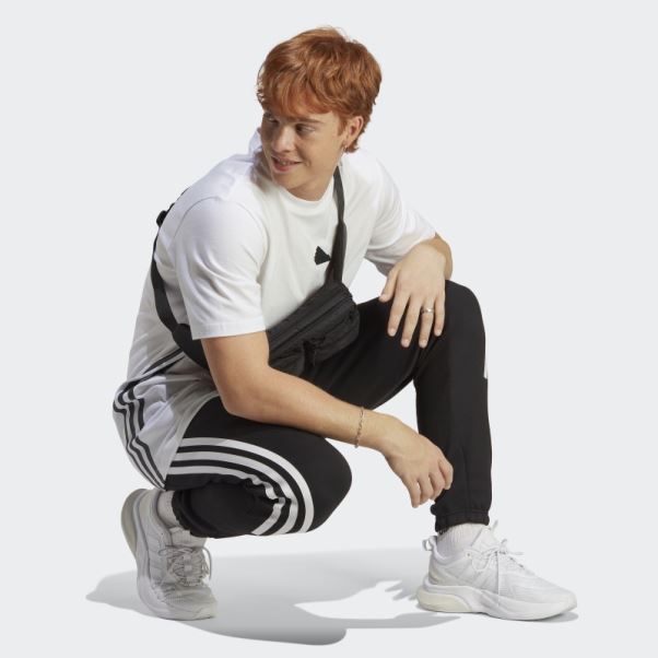 Pantalon Adidas Future Icon 3 Bandes Blanc