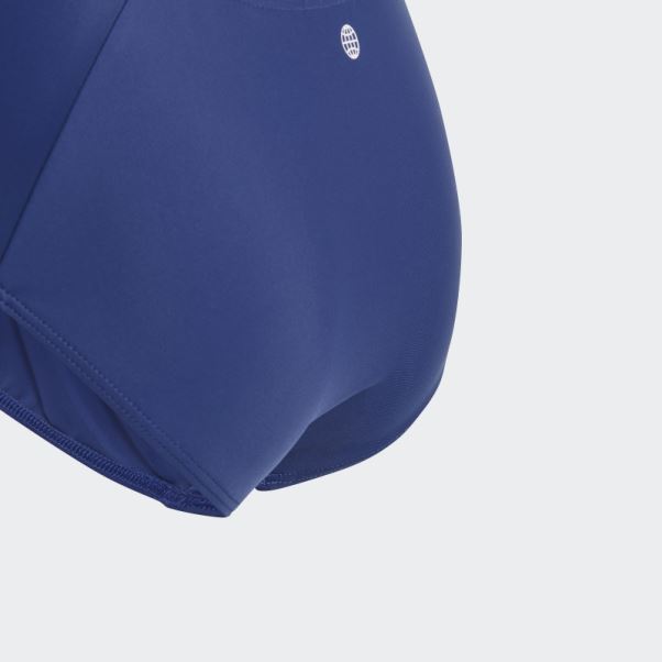 Adidas Maillot De Bain Gros Logo Victoire Bleu