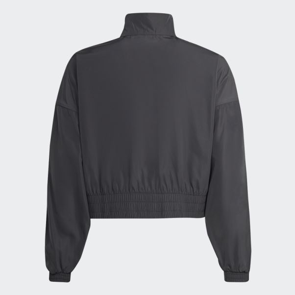 Veste De Survêtement Courte Adicolor Noire Adidas