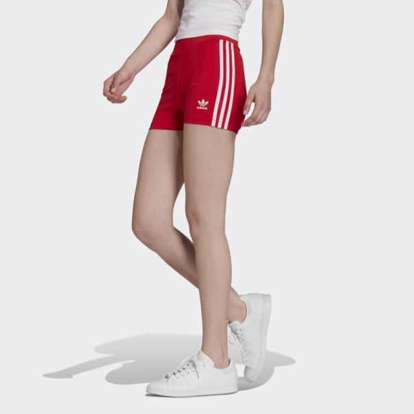 Adidas Short Traçable Adicolor Classics Rouge