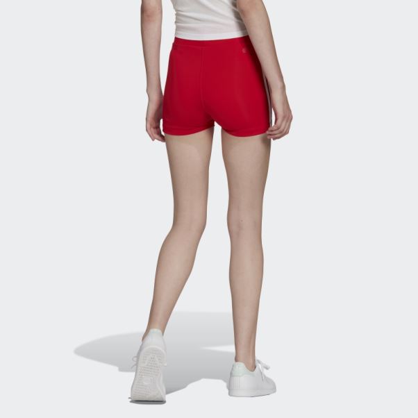 Adidas Short Traçable Adicolor Classics Rouge