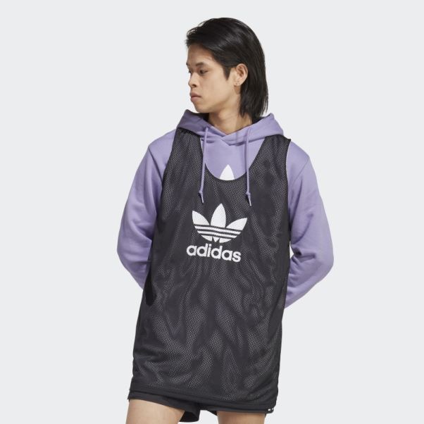 Sweat à Capuche Adicolor Classics Trèfle Adidas Lilas