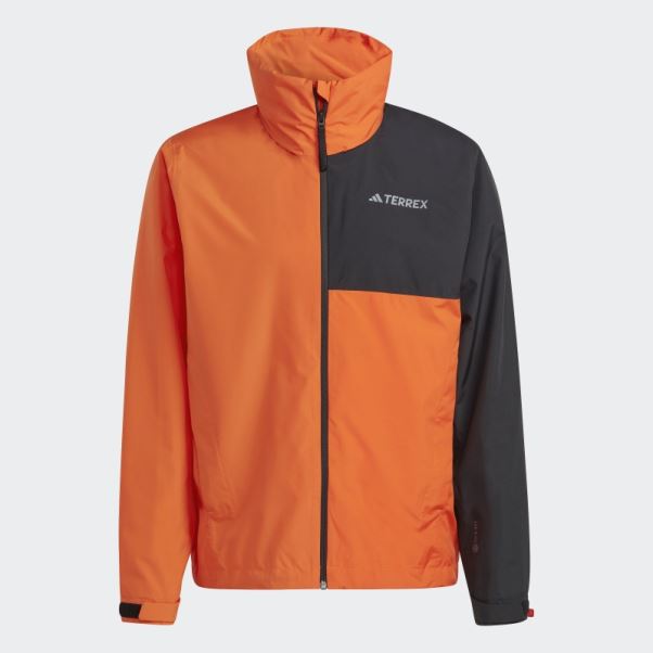 Veste De Pluie 2 Couches Adidas Terrex Multi Rain.rdy Orange Fashion