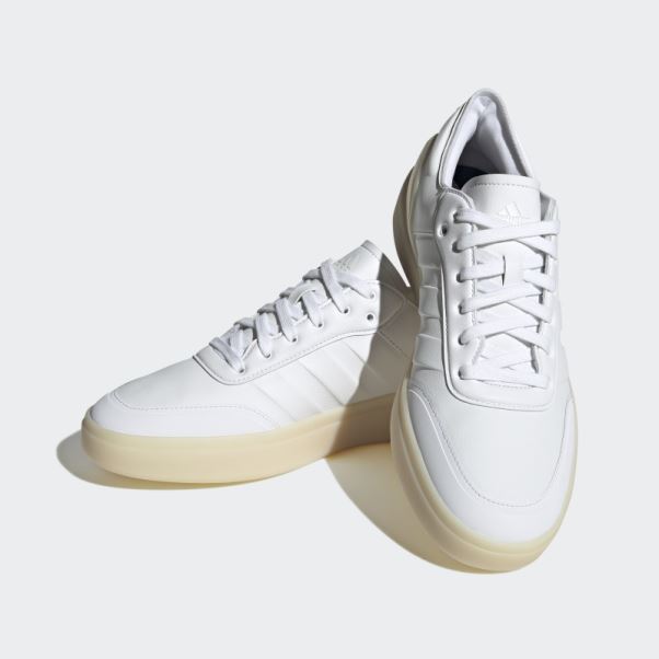 Chaussures Adidas Court Revival Blanches