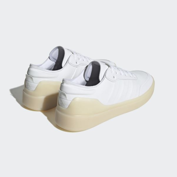 Chaussures Adidas Court Revival Blanches