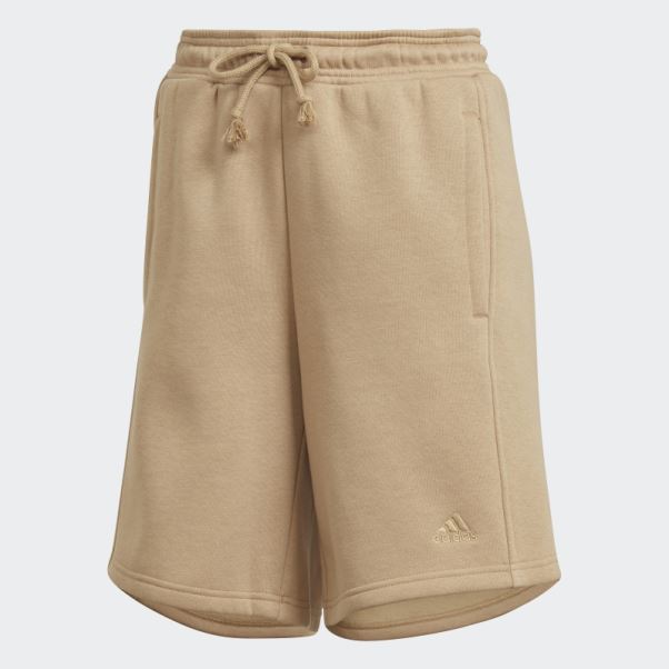 Short En Molleton Beige Adidas All Szn