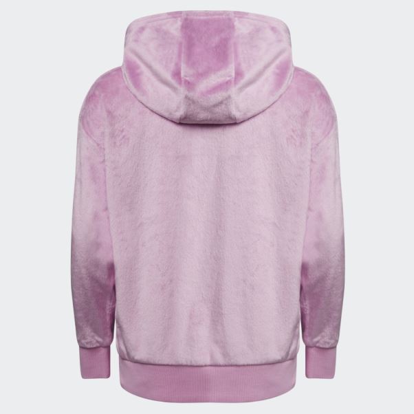 Sweat à Capuche Adidas Cosy Fleece Lilas