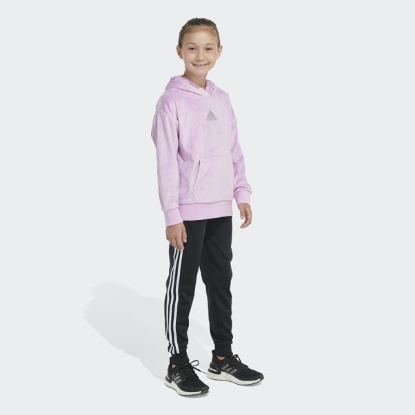 Sweat à Capuche Adidas Cosy Fleece Lilas