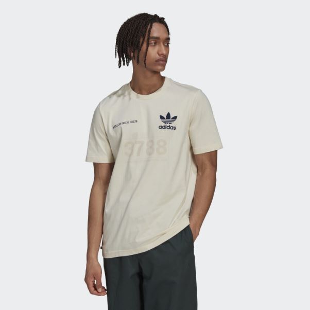 T-shirt Graphique Mellow Ride Club Adidas Blanc