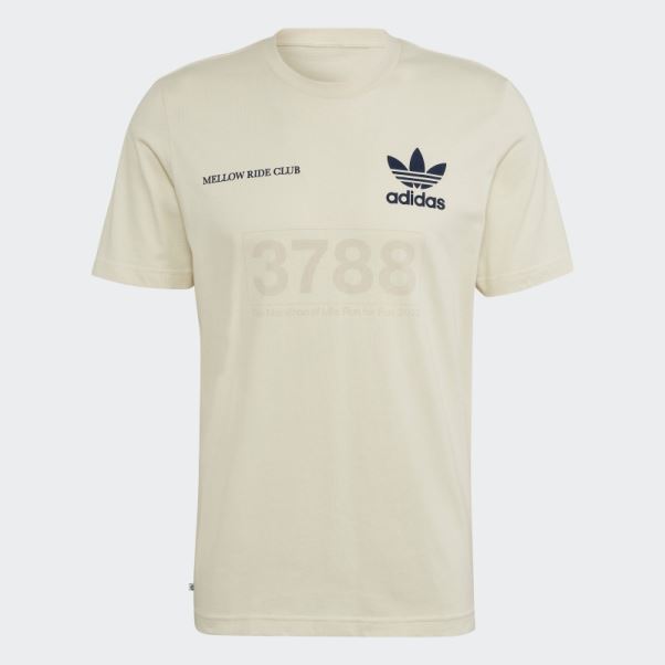 T-shirt Graphique Mellow Ride Club Adidas Blanc