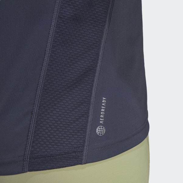T-shirt Adidas Bleu Marine Propriétaire Du Run