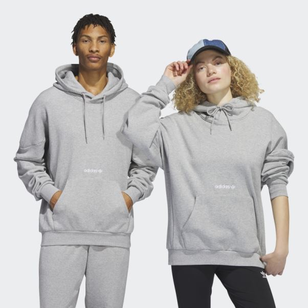 Sweat à Capuche Skateboarding Clr84 Gris Moyen (non Genré) Adidas