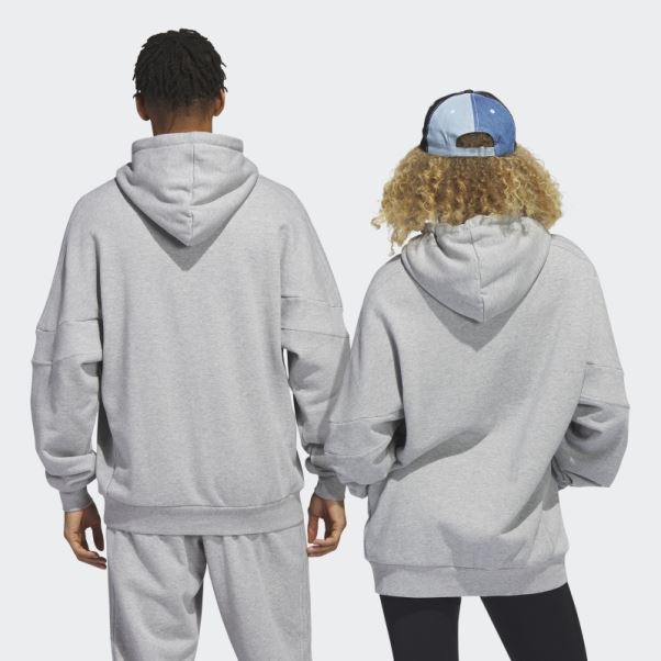 Sweat à Capuche Skateboarding Clr84 Gris Moyen (non Genré) Adidas