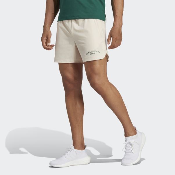 Short Graphique Adidas Sports Club En Lin