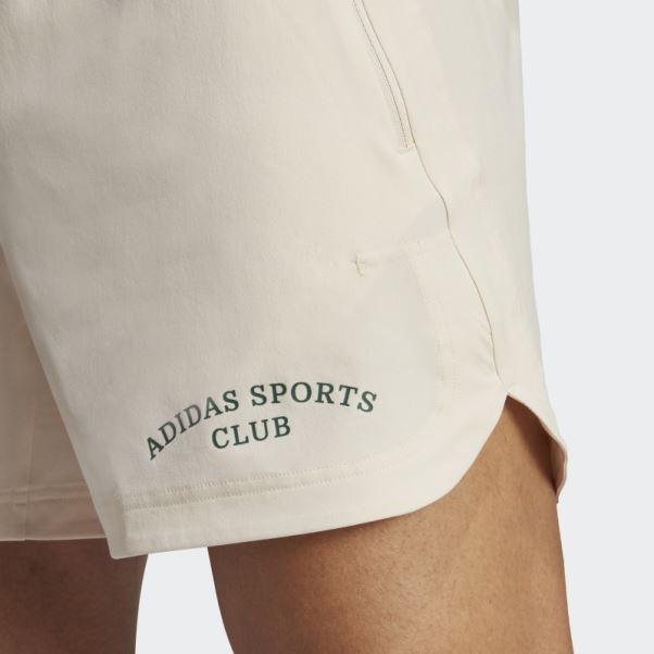 Short Imprimé Club De Sport En Lin Adidas