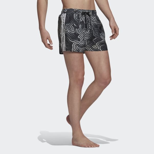 Short De Bain Color Maze Clx Très Court Noir Adidas