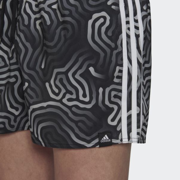 Short De Bain Color Maze Clx Très Court Noir Adidas