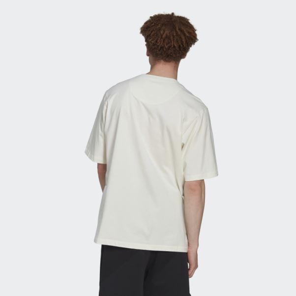 T-shirt Oversize Blanc Adidas Mode