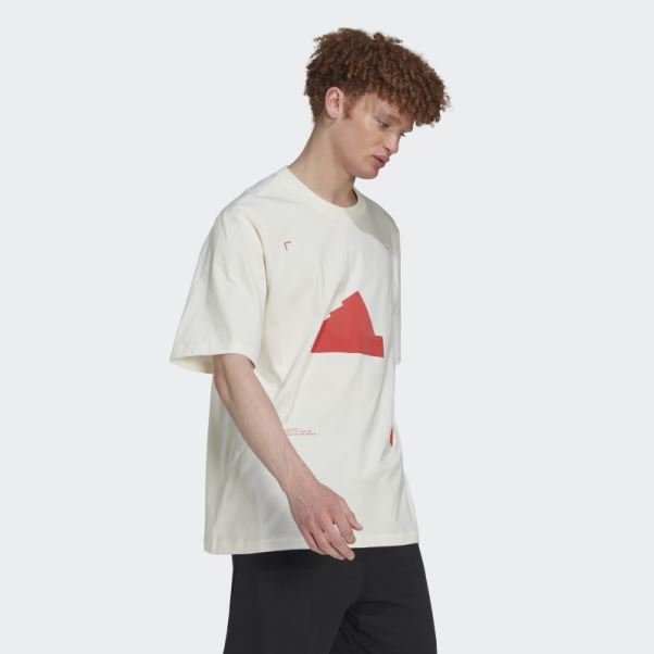 T-shirt Oversize Blanc Adidas Mode