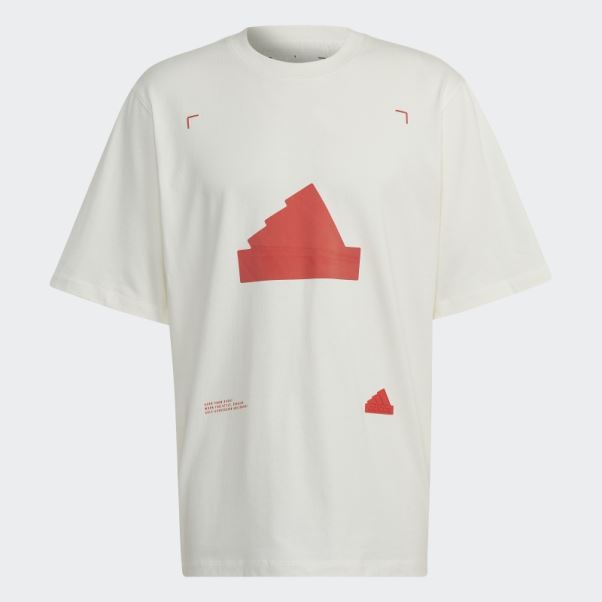 T-shirt Oversize Blanc Adidas Mode