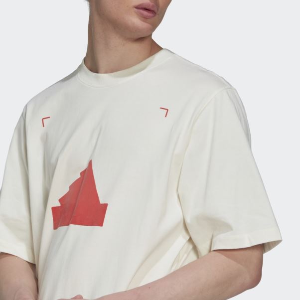 T-shirt Oversize Blanc Adidas Mode