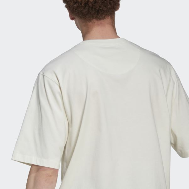 T-shirt Oversize Blanc Adidas Mode
