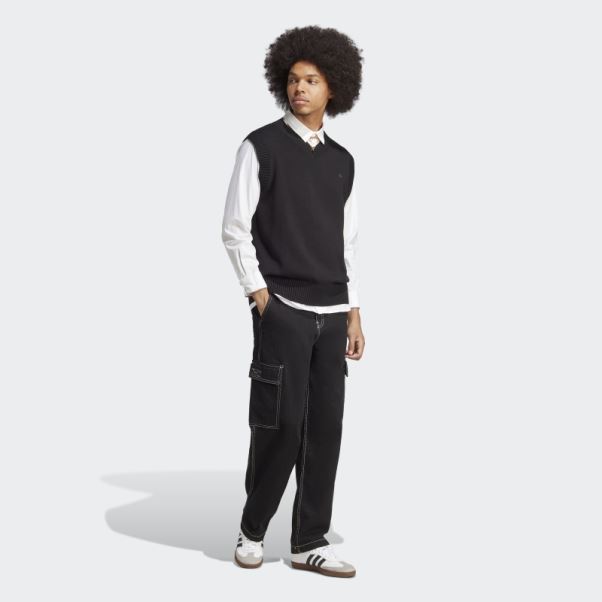 Gilet En Tricot Premium Essentials Adidas Noir