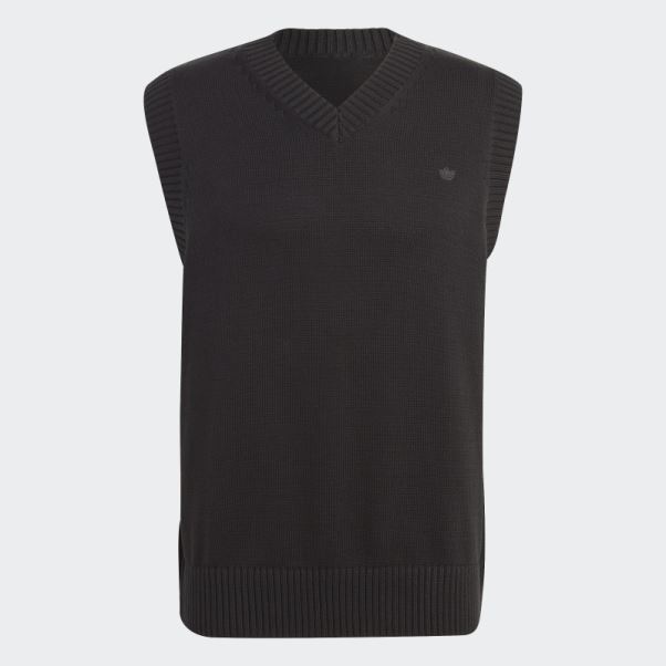 Gilet En Tricot Premium Essentials Adidas Noir