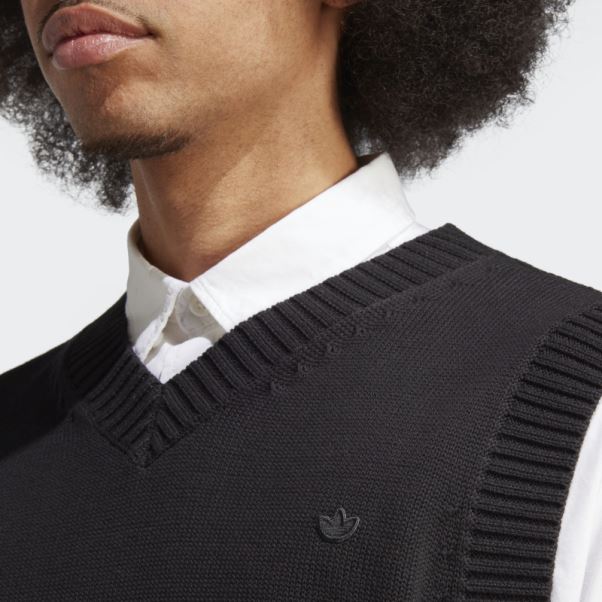 Gilet En Tricot Premium Essentials Adidas Noir