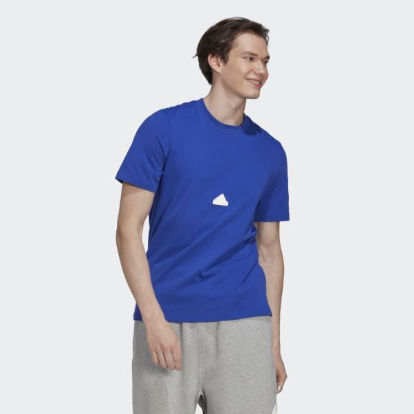 T-shirt Classique Adidas Bleu