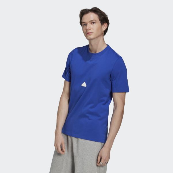 T-shirt Classique Adidas Bleu