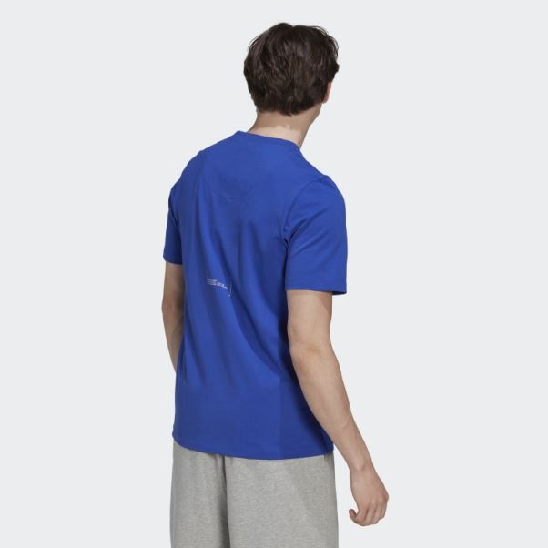 T-shirt Classique Adidas Bleu