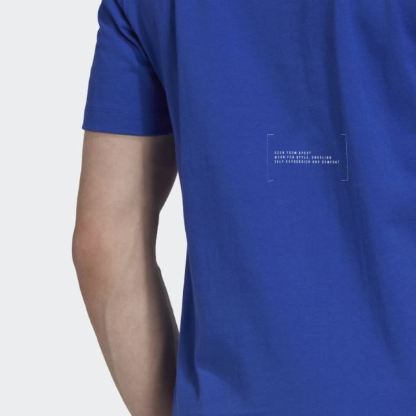 T-shirt Classique Adidas Bleu