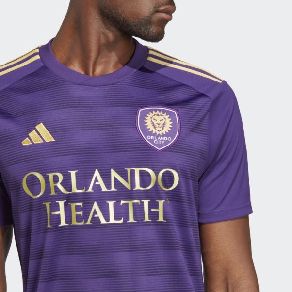 Maillot Domicile Orlando City 23/24 Adidas Rich Violet
