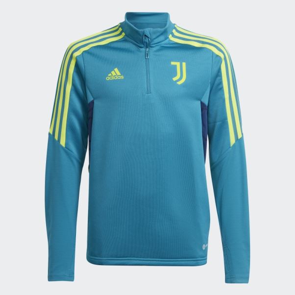 Adidas Juventus Condivo 22 Training Top Bleu Sarcelle