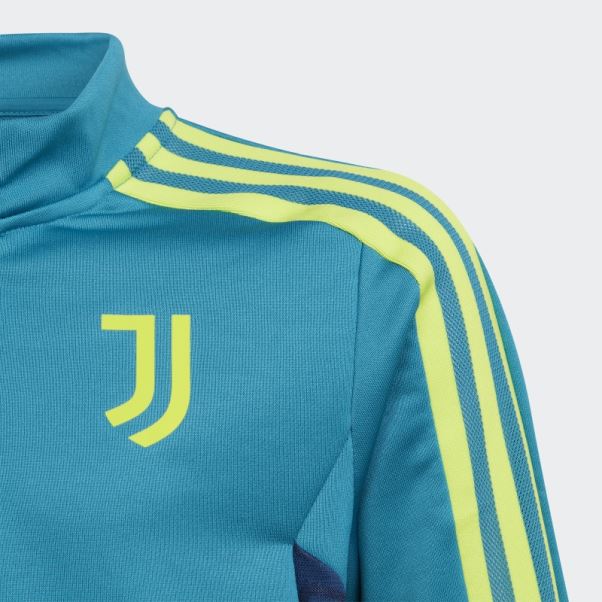 Adidas Juventus Condivo 22 Training Top Bleu Sarcelle