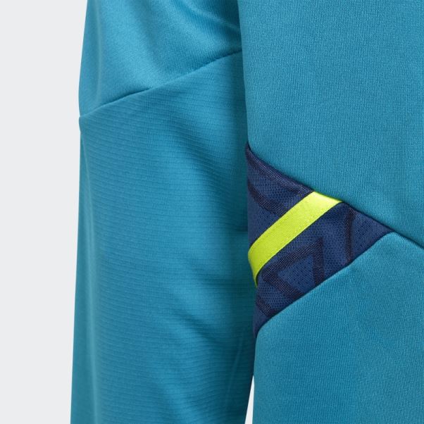 Adidas Juventus Condivo 22 Training Top Bleu Sarcelle