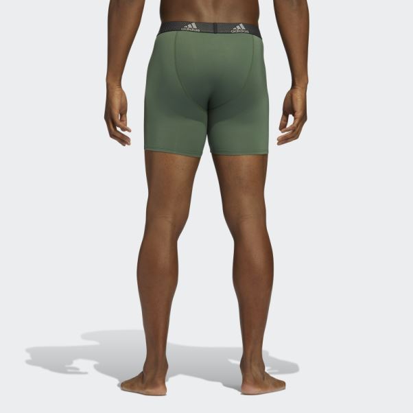 Boxer Performance 3 Paires Vert Oxyde Adidas