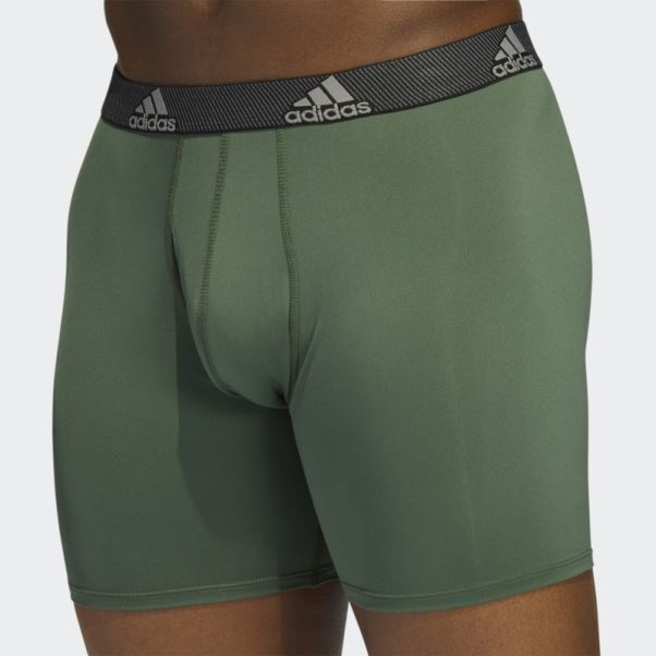 Boxer Performance 3 Paires Vert Oxyde Adidas