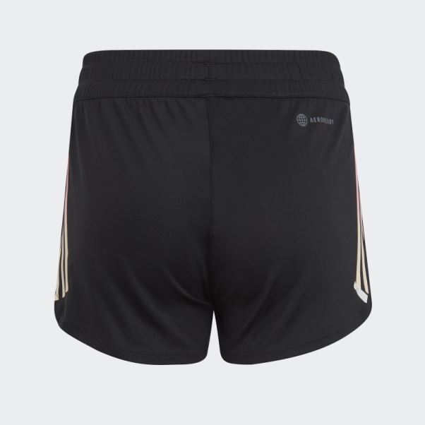Adidas Aeroready 3-stripes Short En Maille Noir