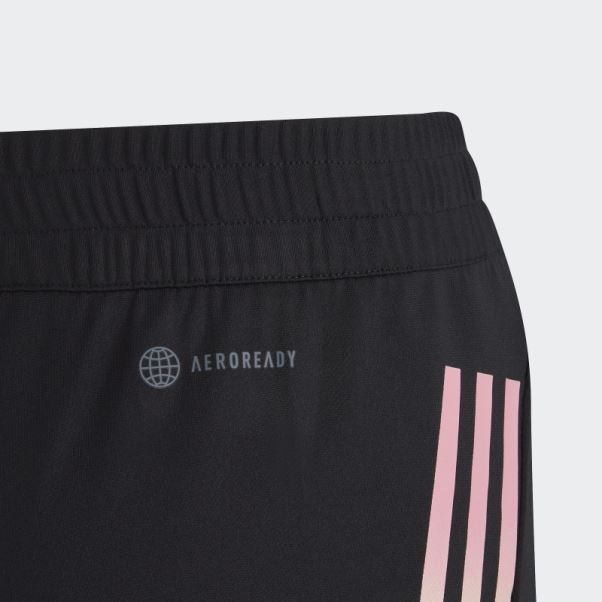 Adidas Aeroready 3-stripes Short En Maille Noir