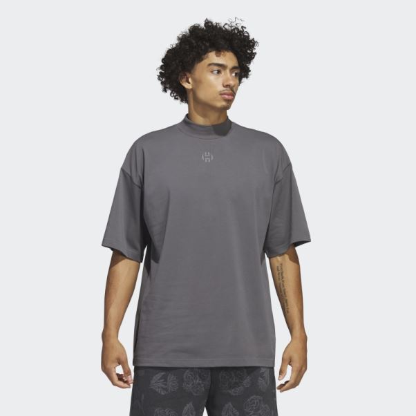 Harden T-shirt De Voyage Adidas Gris