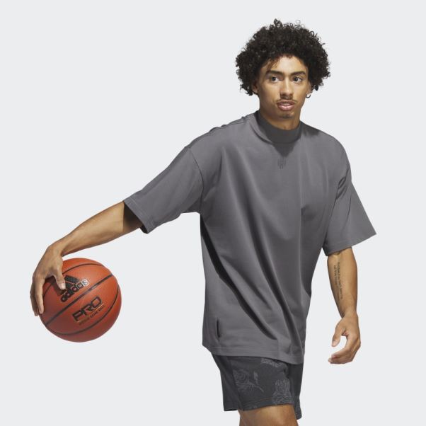 Harden T-shirt De Voyage Adidas Gris