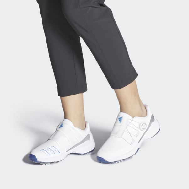 Chaussure De Golf Adidas Zg23 Boa Blanche