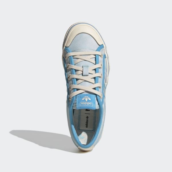 Nizza Plate-forme Chaussures Bleu Adidas