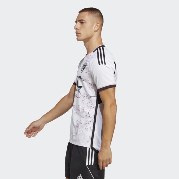 Blanc D.c. Maillot Authentique Extérieur United 23/24 Adidas