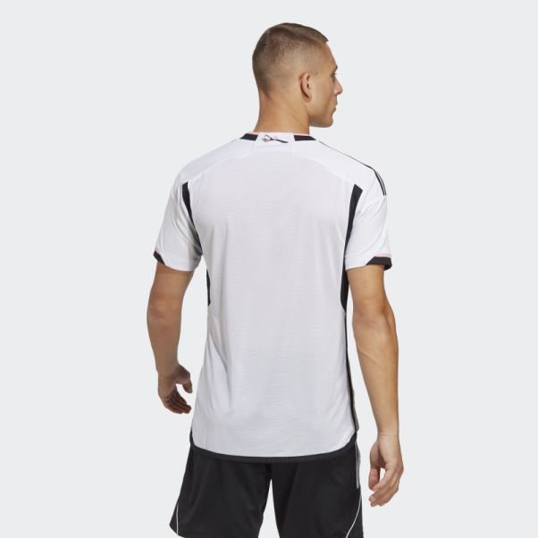 Blanc D.c. Maillot Authentique Extérieur United 23/24 Adidas