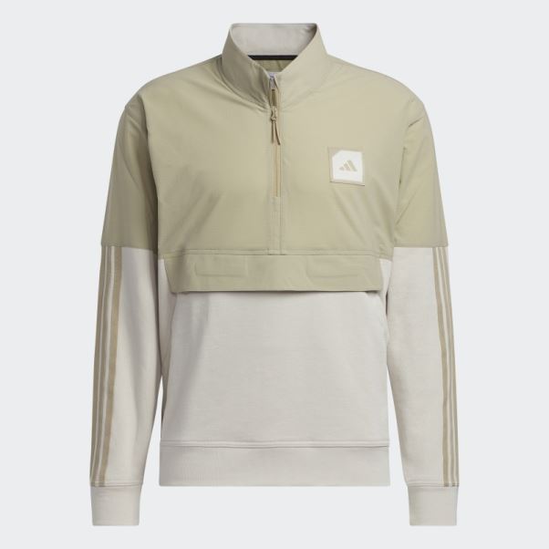Anorak De Golf 1/2 Zip Adicross Chanvre Adidas