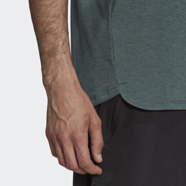 Conçu Pour L'entraînement Tee Vert Adidas